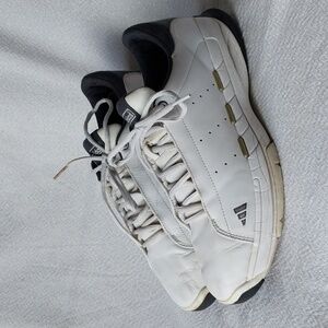 Adidas leather white/blue Sneakers size 12